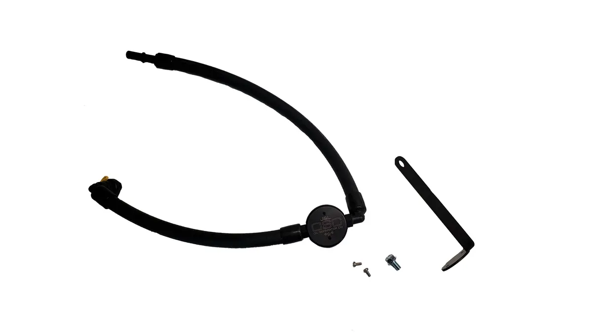 J&L Oil Separator 3.0 Driver Side, Black Anodized (2021.5-2023 Ford Bronco 2.3L Ecoboost) 1