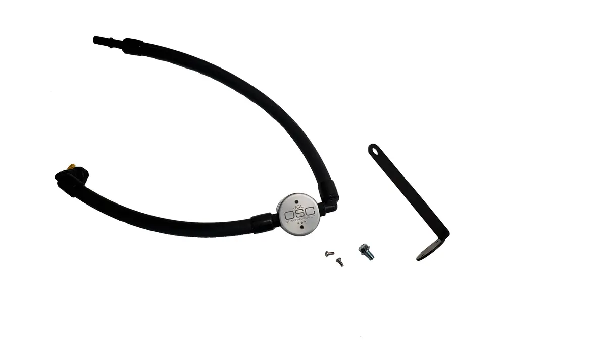 J&L Oil Separator 3.0 Driver Side, Clear Anodized (2021.5-2023 Ford Bronco 2.3L Ecoboost) 1
