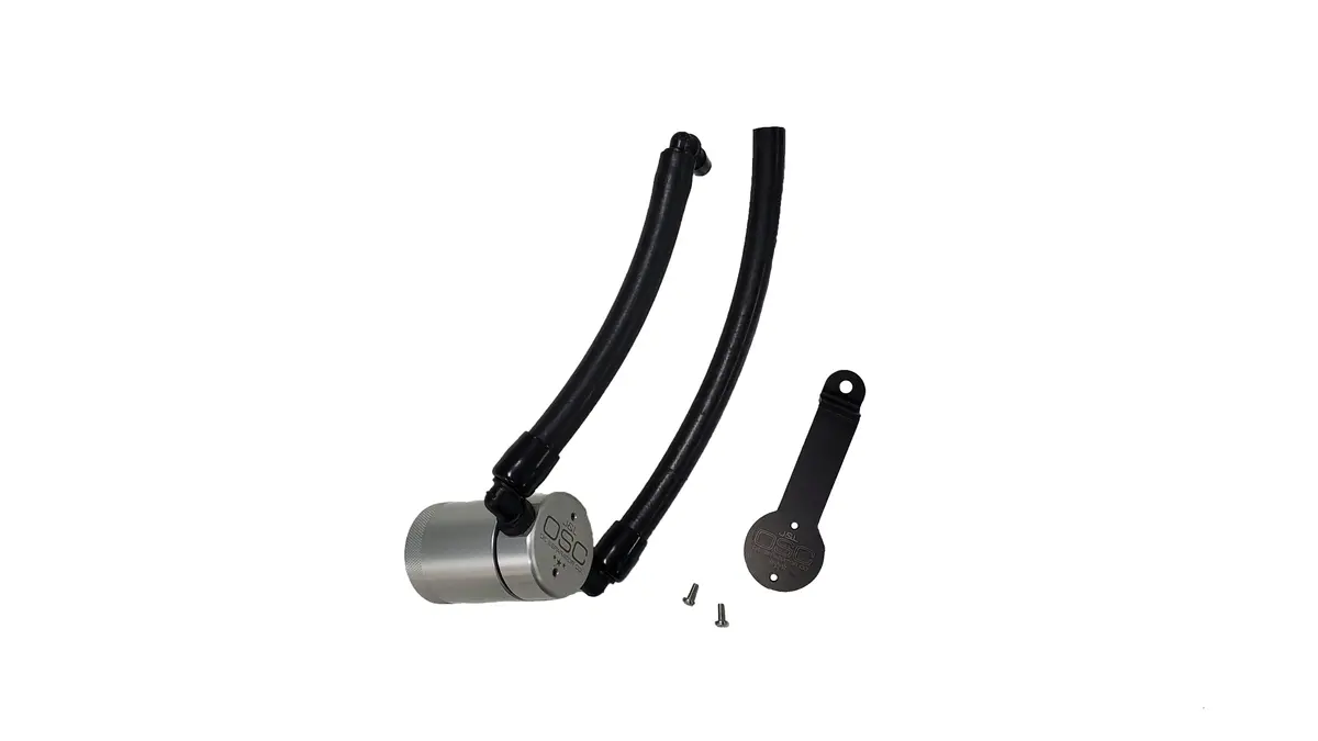 J&L Oil Separator 3.0 Driver Side, Clear Anodized (2014-2022 Jeep Cherokee 2.4L; 2017-2022 Jeep Compass 2.4L; 2014-2021 Jeep Renegade 2.4L) 1