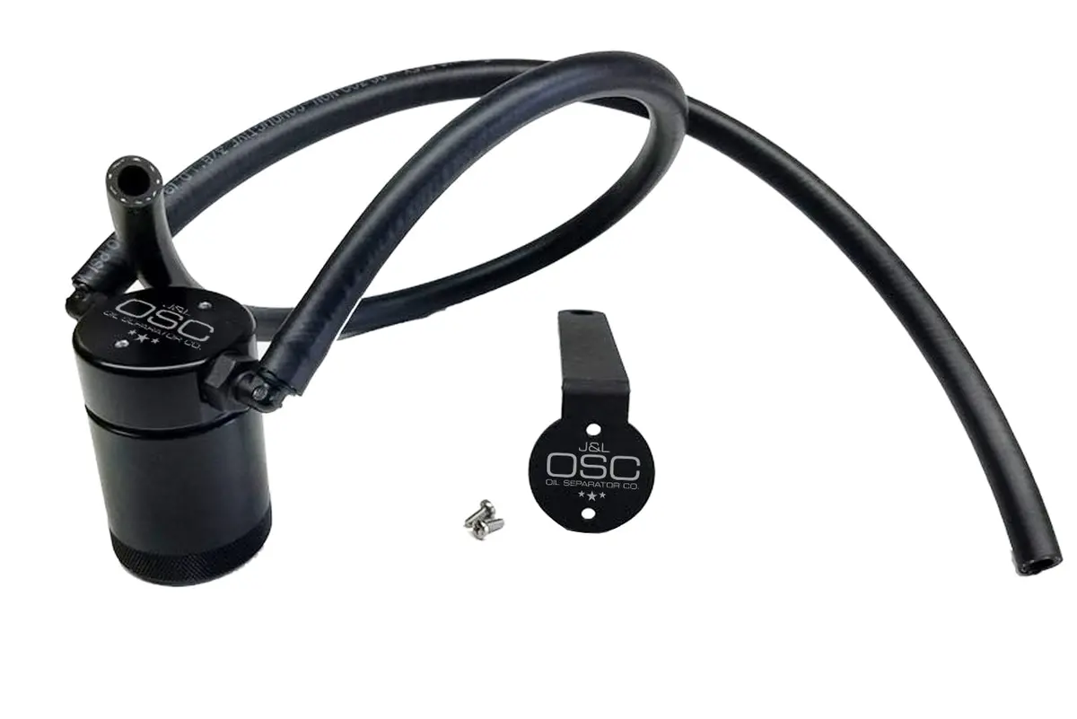 J&L Oil Separator 3.0 Driver Side, Black Anodized (1997-2013 Chevy/Gm Truck/Suv 4.8L/5.3L/6.0L/6.2L) 1