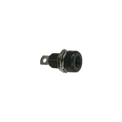 Chassis Banana Jack - Nickel/Black, Pkg/10 (31-411-10) 1