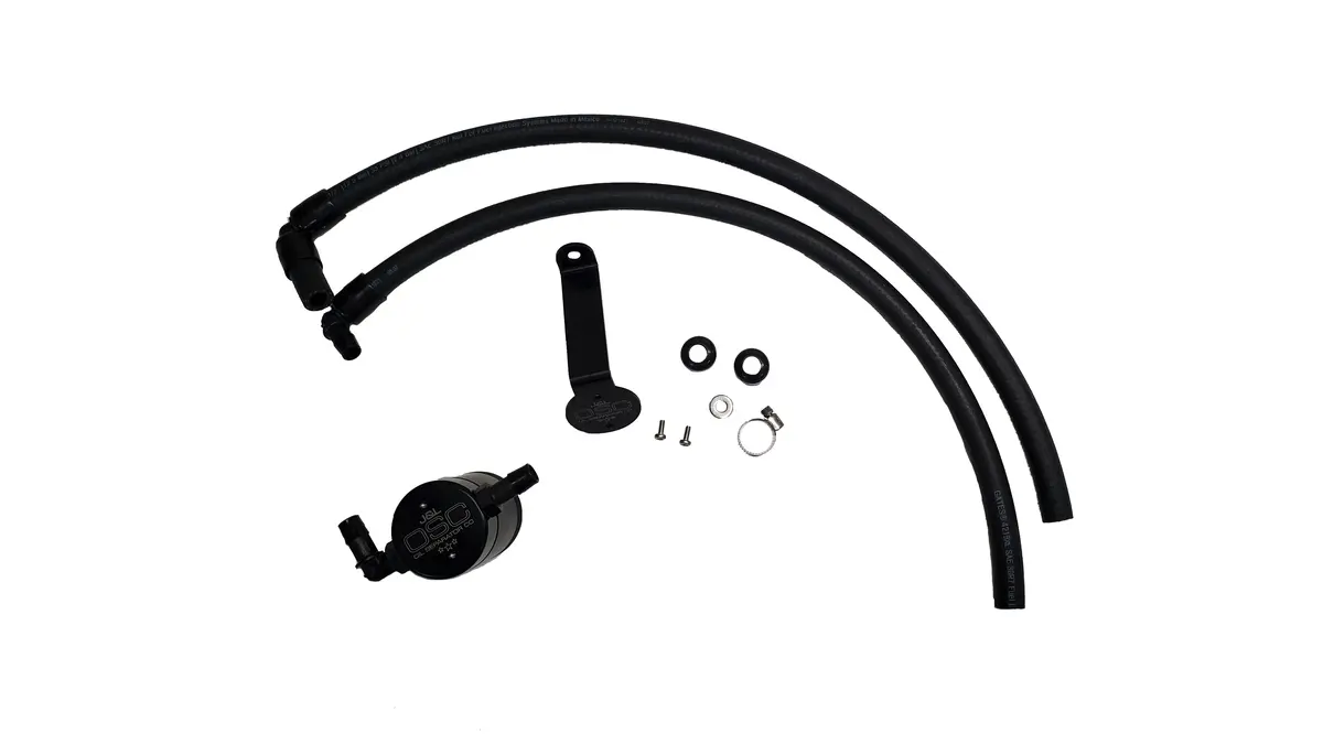 J&L Oil Separator 3.0 Driver Side, Black Anodized (2022 Toyota Tundra) 1