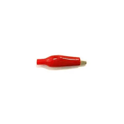 Alligator Clips - 35Mm Insulated Red - Steel, Pkg/10 (33-412-10) 1