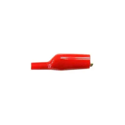 Alligator Clips - 50Mm Insulated Red - Steel, Pkg/10 (33-432-10) 1