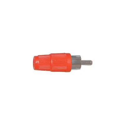 Rca Plug - Plastic 4Mm, Red, Pkg/10 (351-153-10) 1
