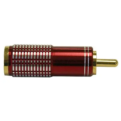 Rca Plug - Aluminum, 6.5Mm, Red (351-252) 1