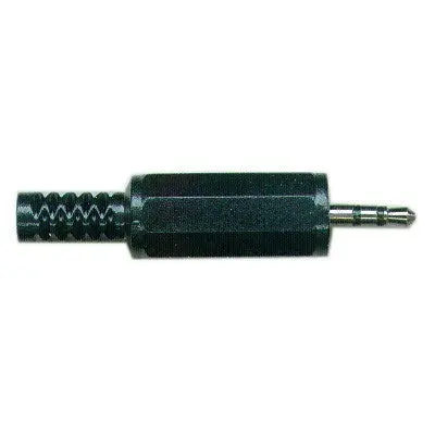 2.5Mm Stereo Plug - Plastic, Black, Strain Relief, Pkg/10 (352-215-10) 1