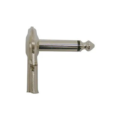 1/4" Phone Mono Plug - Shielded, Right Angle (356-118-1) 1