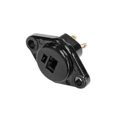 Din Jack - 2 Pin Panel Mount (358-720-1) 1