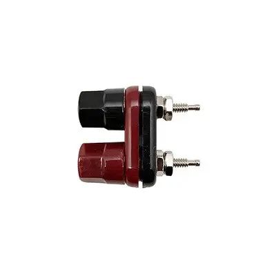 Dual Binding Post 21X15mm - Nickel/Black&Red (375-510) 1