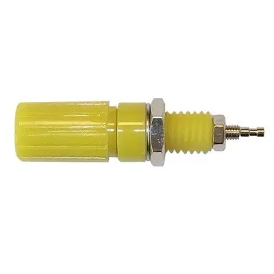 Binding Post 18X11mm - Nickel/Yellow, Pkg/2 (375-594-2) 1