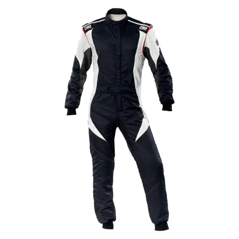 Omp First Evo Overall Black/White - Size 64 (Fia 8856-2018) 1