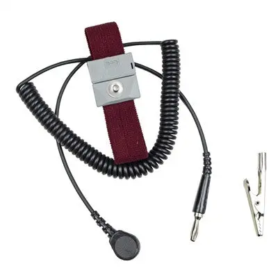 Wrist Strap, Fabric, Adjustable, With 5Ft Coil Cord (3M-2214) 1