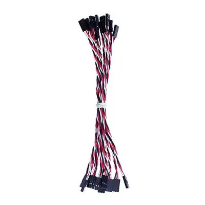 3 Pin Jumper Cable - With 3 Pin Jst Re Connectors, Pkg/10 (3Pin-01) 1