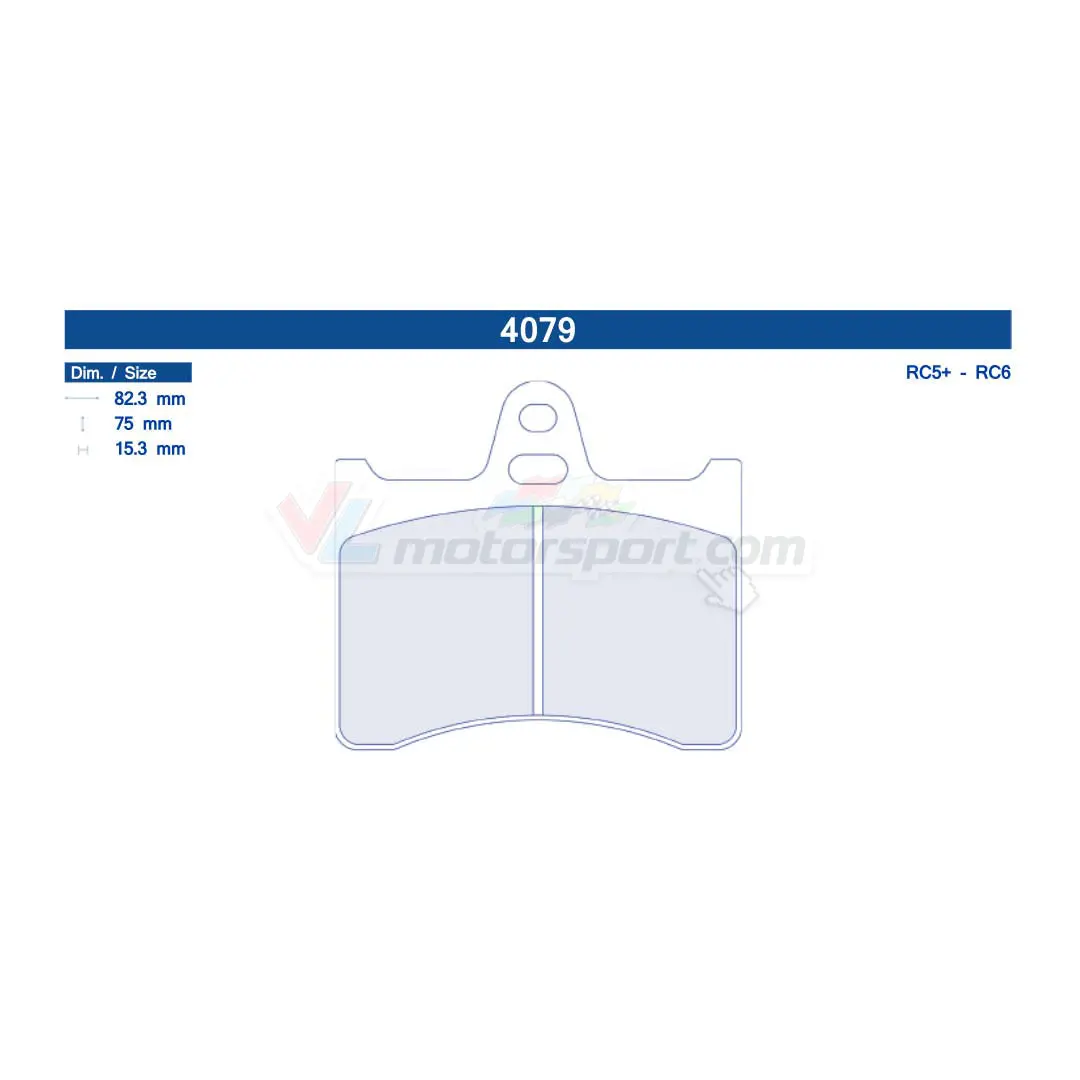 Cl Brakes 4079 Juego De Pastillas De Freno 1