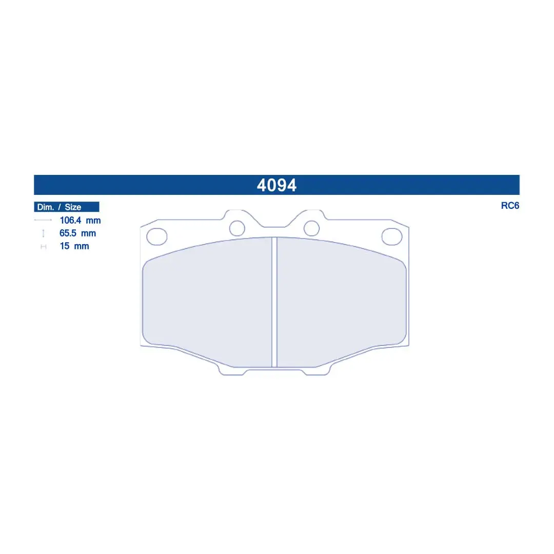 Cl Brakes 4094 Juego De Pastillas De Freno 1