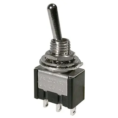 Submini Toggle Switch - Spdt 5A, On-Off-On, Pcb Mount (41-265-0) 1