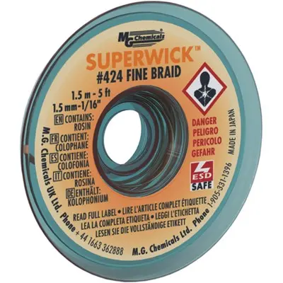Fine Braid Super Wick - 1.5Mm, 1.5M (424) 1