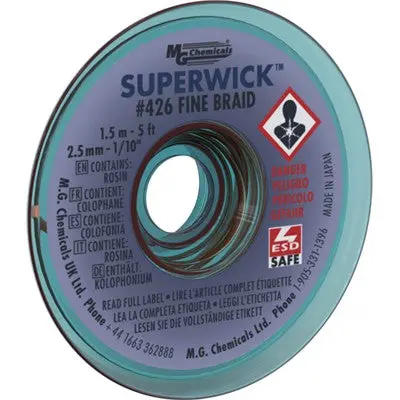 Fine Braid Super Wick - 2.5Mm, 1.5M (426) 1