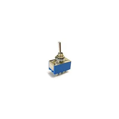 Mini Toggle Switch - 4Dpt 6A, On-Off-On (451-425) 1