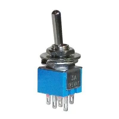 Submini Toggle Switch - Dpdt 3A, On-On (452-120) 1