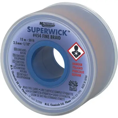 Fine Braid Super Wick - 2.8Mm, 50Ft (454) 1