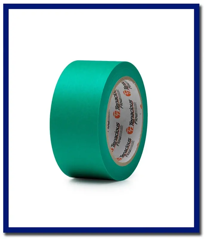 K740 Flowmask Premium Delicate Ultra Low Tack Paper Tape Green - 1 Roll 1