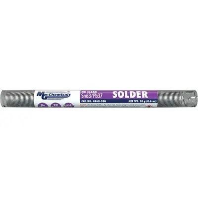 No Clean Solder 63/37 - 0.8Mm, 18G Tube (4860-18G) 1