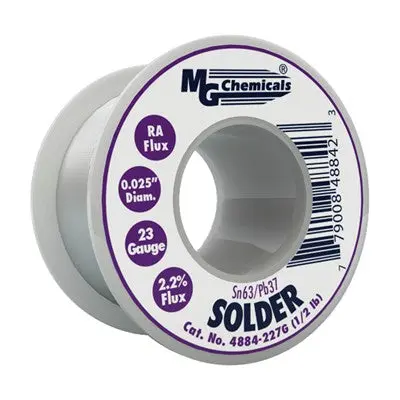 Rosin Core Solder 63/37 - 0.6Mm, 227G, 1/2Lb Roll (4884-227G) 1