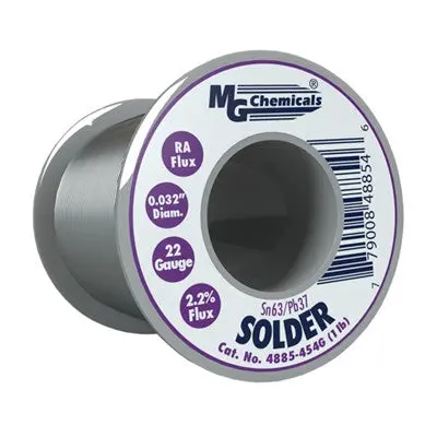 Rosin Core Solder 63/37 - 0.8Mm, 454G, 1Lb Roll (4885-454G) 1