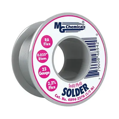 Rosin Core Solder 60/40 - 0.6Mm, 227G, 1/2Lb Roll (4894-227G) 1