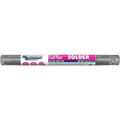 Solder Sac305 96.3% Tin 0.7% Copper And 3% Silver Lead Free 0.81Mm / 0.032 Inch Dia, 18G Pocket Pack (4900-18G) 1