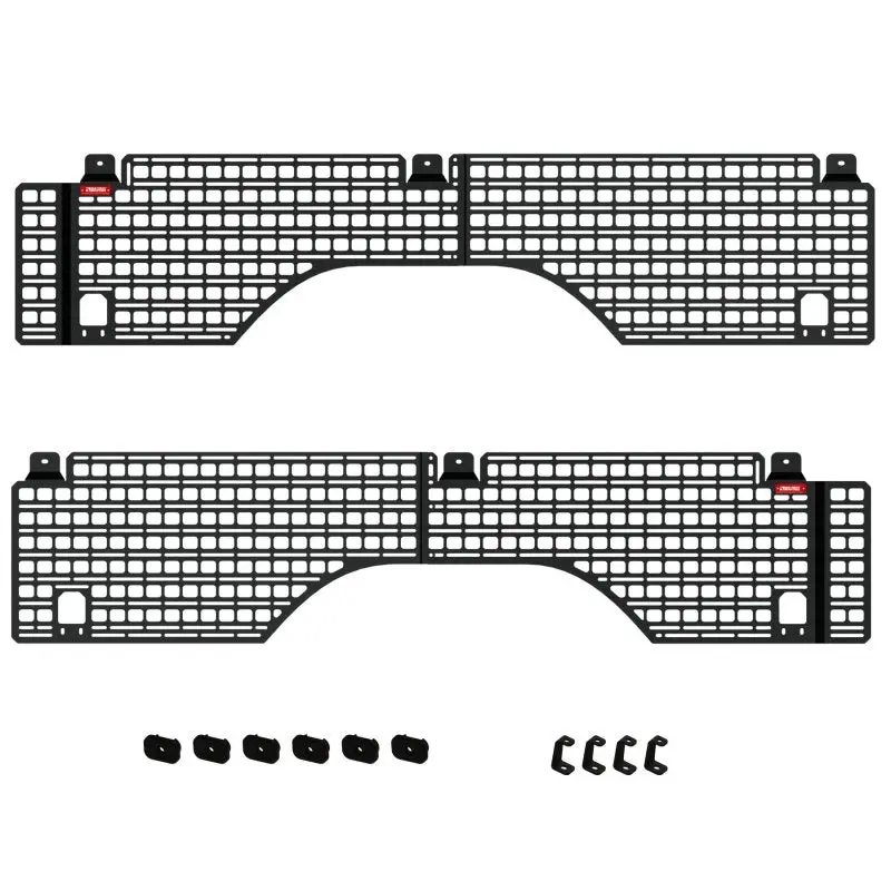 Builtright Industries 07-18 Chevrolet Silverado/Gmc Sierra (6Ft 7In Bed) Full Bedside Rack - 4Pc Set 1