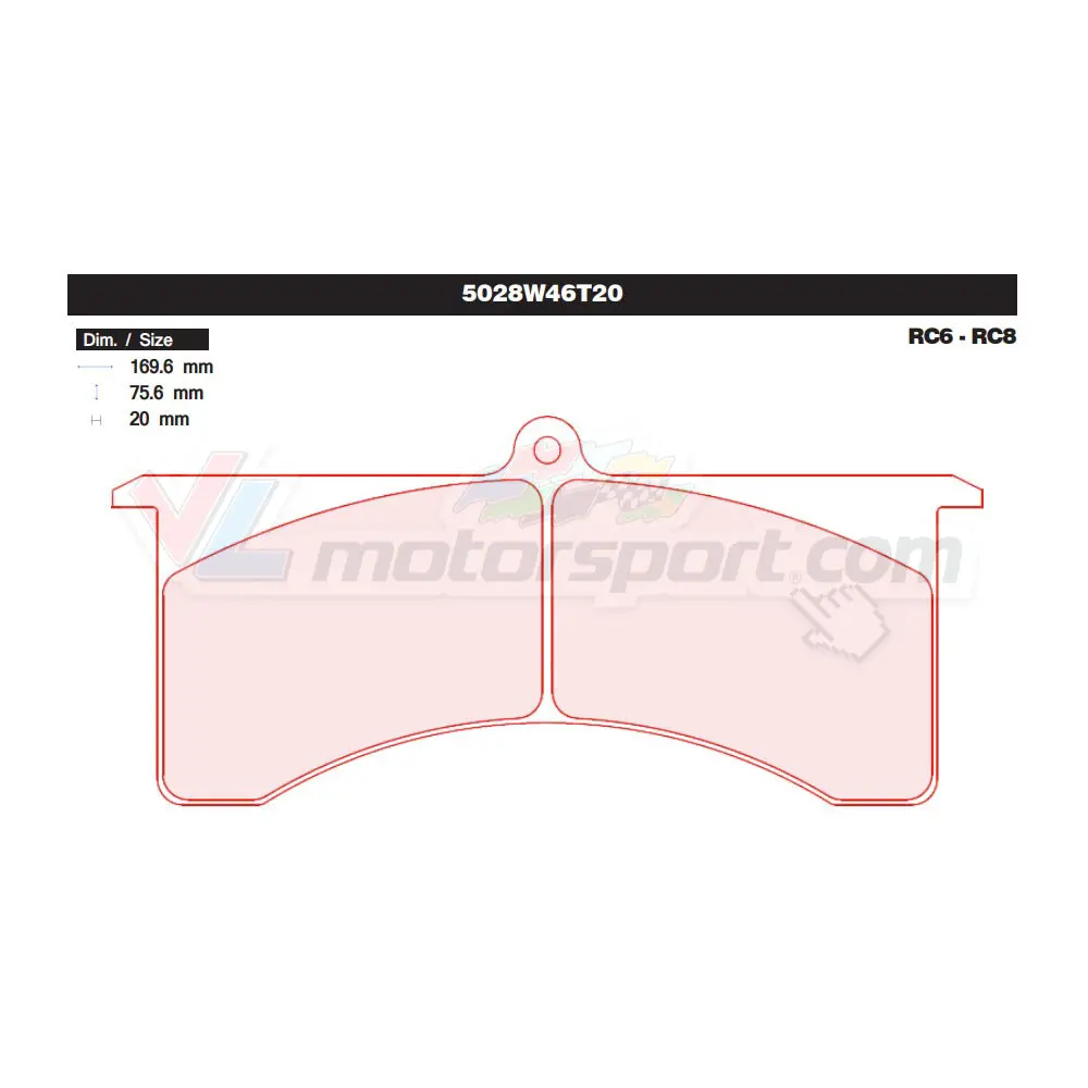Cl Brakes 5028W46t20 Juego De Pastillas De Freno 1