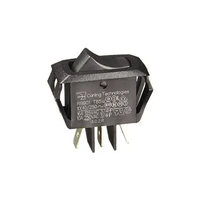 Rocker Switch - Spdt 16A, On-On, Mini Snap-In (54-061) 1