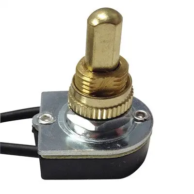 Push Button Switch - Spst 6A On-Off, Wire Leads (54-660) 1
