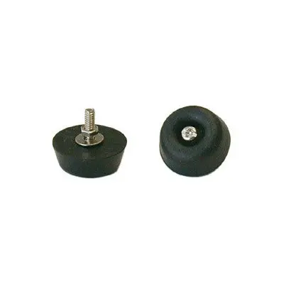 Rubber Feet - 25Mm Round With Hardware, Pkg/4 (54-875-4) 1