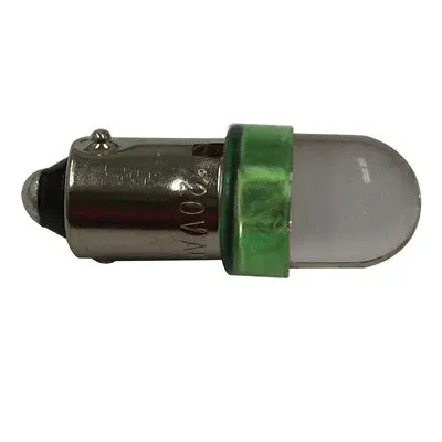 Led Replacement Lamp T3 1/4 (10Mm), 120V Ac/Dc, Green (55-113G-1) 1
