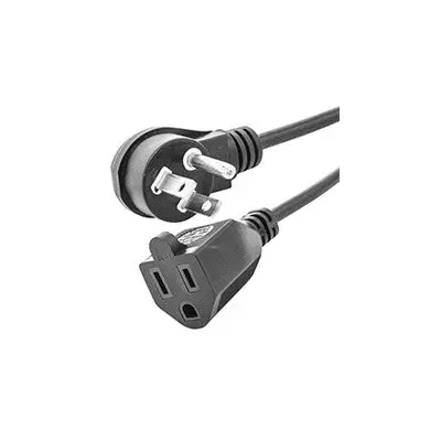 3 Conductor Iec  Power Cable, Right Angle, 1Ft (55-789Rt-1) 1