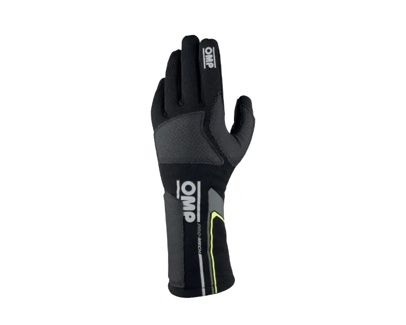 Omp Pro Mech Evo Gloves Black - Size M (Fia 8856-2018) 1