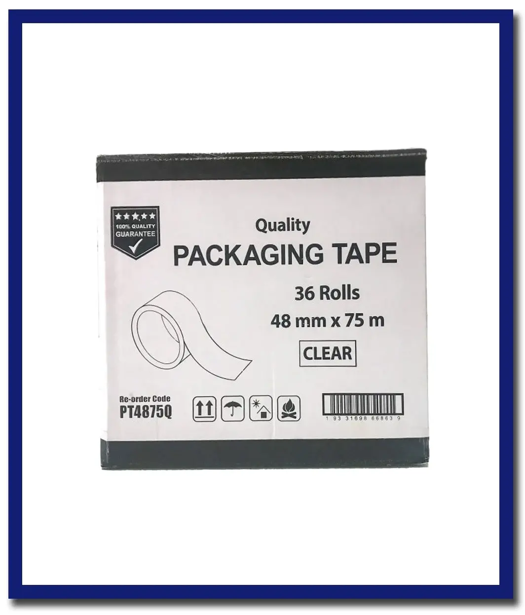 Maxvalu Quality Packing Tape 48Mm X 75M - (36 Rolls Per Box) 1