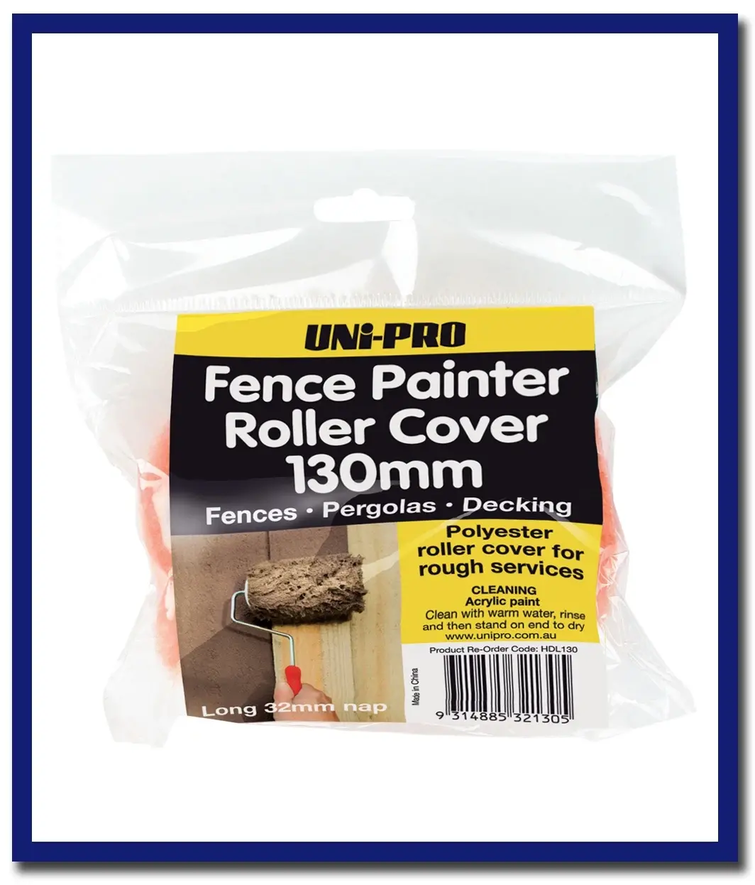 Uni-Pro 130Mm Fence & Pergola Long Nap Cover Only - 1 Pc 1