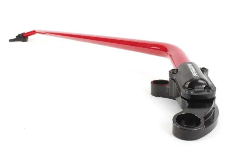 Perrin Honda Civic Type R / Si Front Strut Brace - Glossy Red W/ Black Feet 1