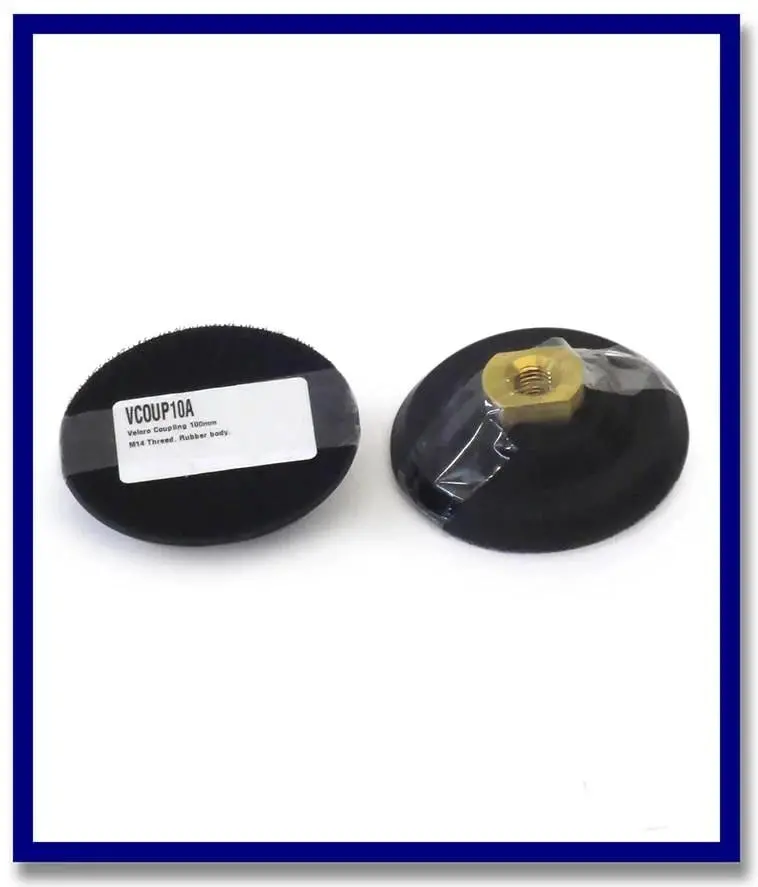 Sda Velcro Coupling 100Mm M14 Thread. Rubber Body. 1