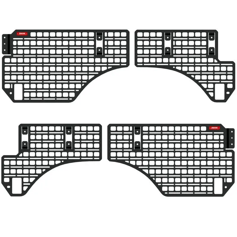 Builtright Industries 2019+ Ram 1500 5.7Ft Bed Full Bedside Rack - 4Pc Set 1