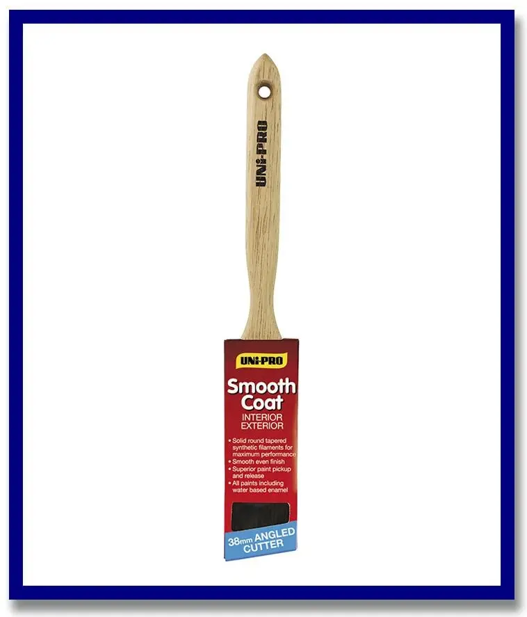 Uni-Pro Smooth Coat Angled Sash Cutter Brush - 1 Pc 1