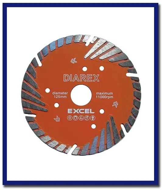 Diarex Excel 125Mm Turbo Blade - 1 Pc 1