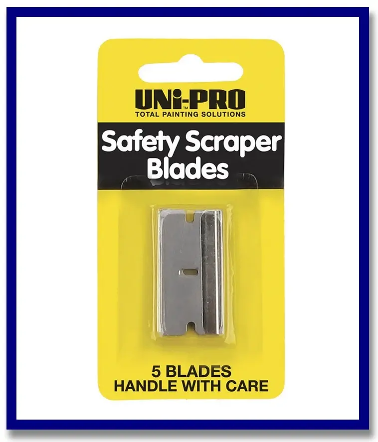 Uni-Pro Safety Scraper Blade Refill - 5 Pcs (1 Pack) 1