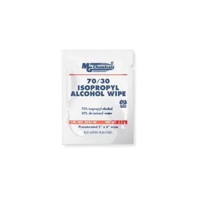 Isopropyl Alcohol 70/30, Wipes, 25 Wipes (8241-Wx25) 1
