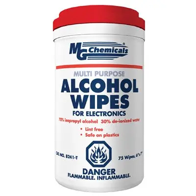 Isopropyl Alcohol 70/30, Wipes, 75 Wipes (8241-T) 1